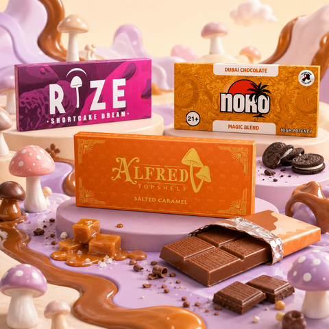 Mushroom Chocolate Bars