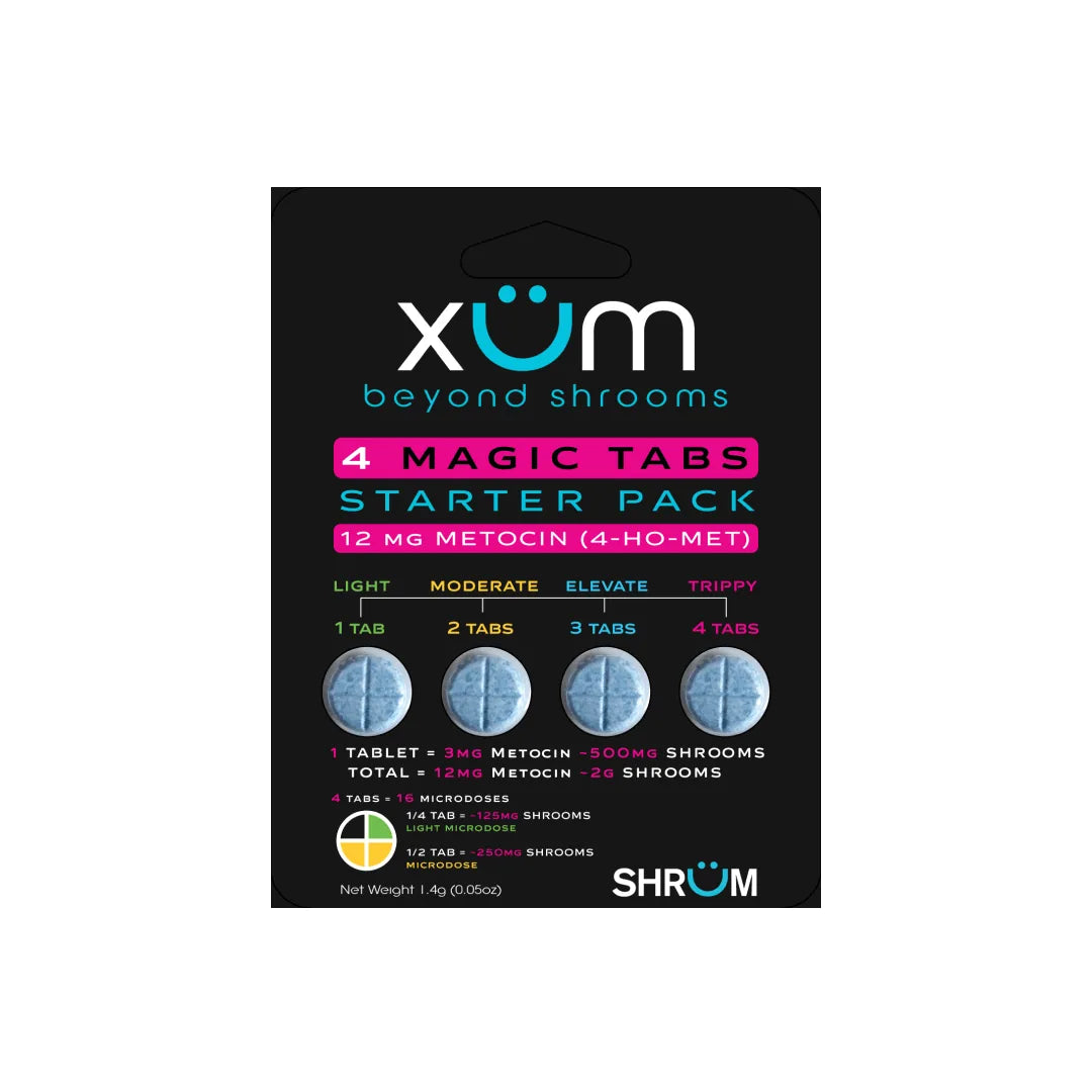 Xum Metocin Starter Pack, 4 tabs, pack front