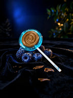 Alfred Topshelf LolliTrip mushroom lollipop, Blue Codex blue raspberry flavor, product photo