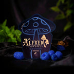 Alfred Topshelf Magic Mushroom Gummies Blue Raspberry, 10 ct pack, front of pack