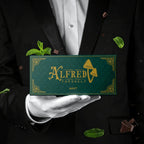 Alfred Topshelf Magic Mushroom Chocolate Bar, Moroccan Mint flavor, 5 g blend, product photo