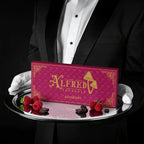 Alfred Topshelf Magic Mushroom Chocolate Bar, Wild Raspberry flavor, 5 g blend, product photo