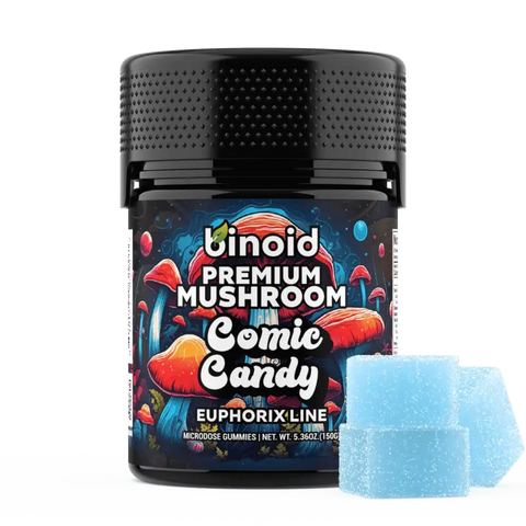 Binoid Euphorix Mushroom Gummies, Cosmic Candy, 20 count jar