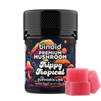 Binoid Euphorix Mushroom Gummies, Trippy Tropical, 20 count jar