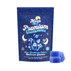 Binoid Moon Melt Visual Mushroom Gummies, Blue Raspberry Eclipse, 15 count pack