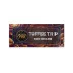 Magic Trip Mushroom Chocolate Bar, Toffee flavor, square product photo