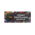 Magic Trip Mushroom Chocolate Bar, Trippy Fruitloops flavor, square product photo