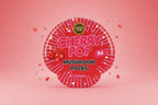Magic Trip Mushroom Rocks, Cherry Pop, one pack of fizzy popping candy