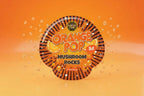 Magic Trip Mushroom Rocks, Orange Pop, one pack of fizzy popping candy