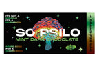 So Psilo Magic Mushroom Chocolate Bar Mint Dark Chocolate, wrapper