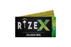 Rize X Magic Mushroom Chocolate Bar, Matcha flavor, 24 g blend bar and packaging