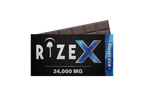 Rize X Magic Mushroom Chocolate Bar, Milk Crunch flavor, 24 g blend bar and packaging