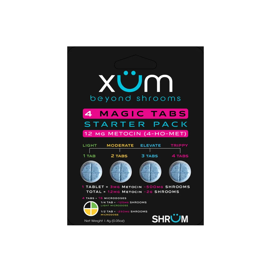 Xum Metocin Starter Pack, 4 tabs, pack front